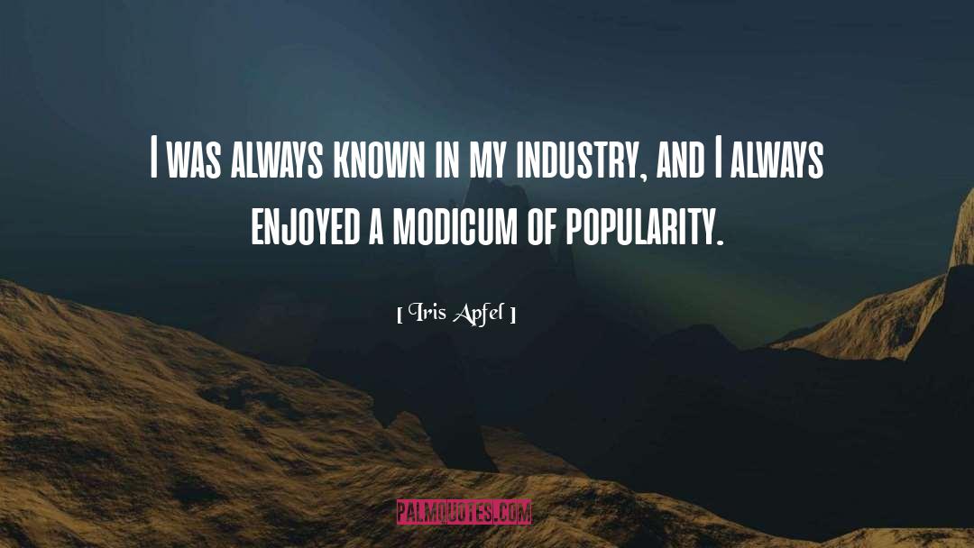 Modicum quotes by Iris Apfel