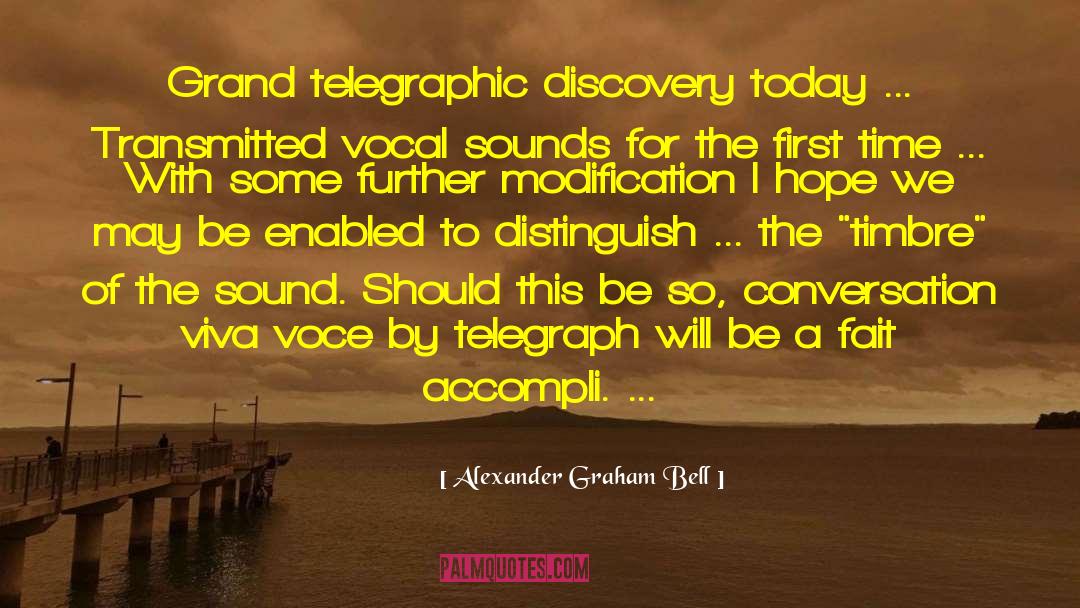 Modificare Voce quotes by Alexander Graham Bell