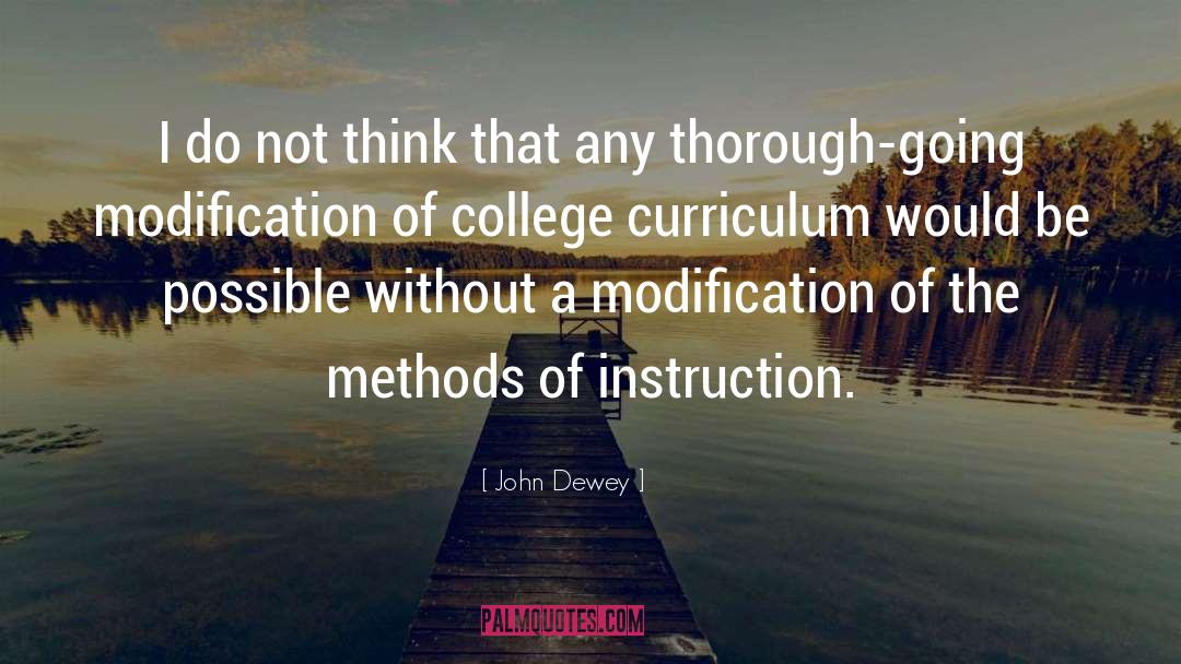 Modification quotes by John Dewey