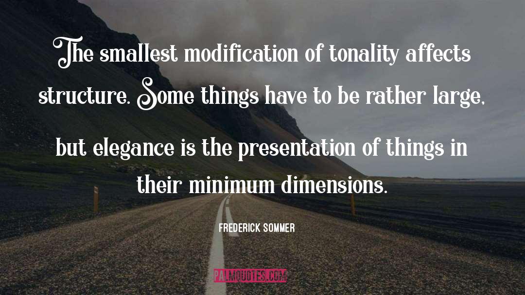 Modification quotes by Frederick Sommer