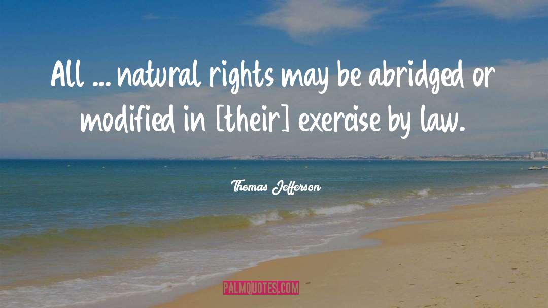 Modified quotes by Thomas Jefferson