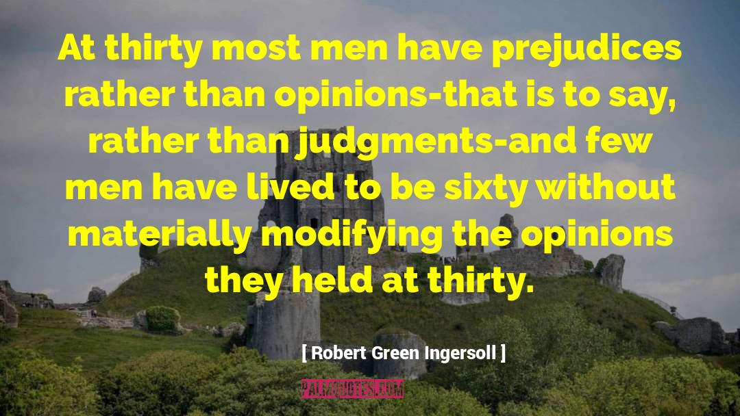 Modifying quotes by Robert Green Ingersoll