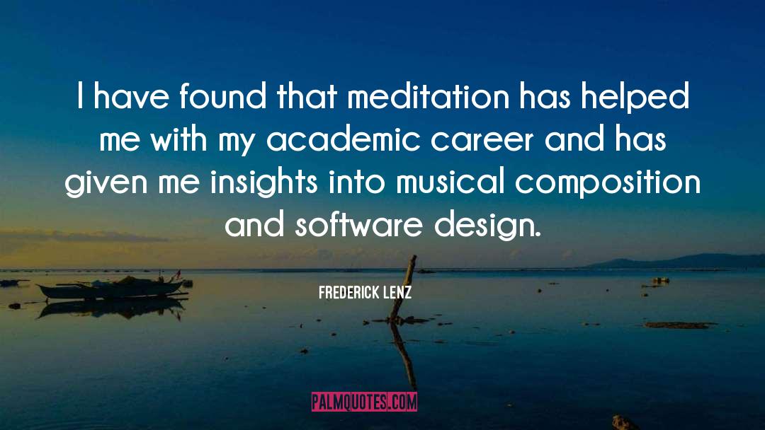 Modular Career Design quotes by Frederick Lenz