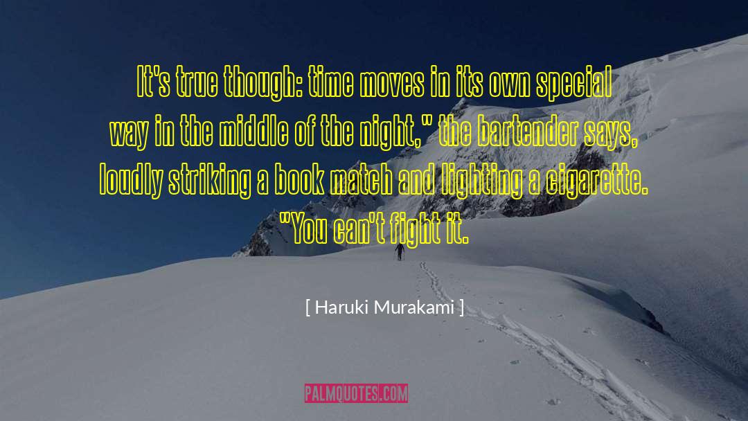 Moe The Bartender quotes by Haruki Murakami