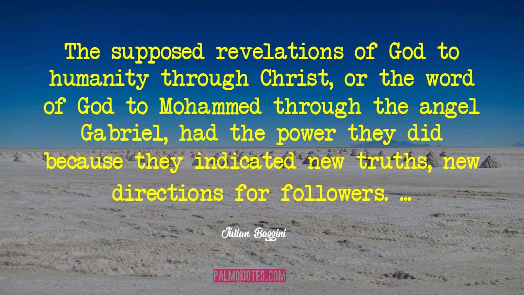 Mohammed quotes by Julian Baggini