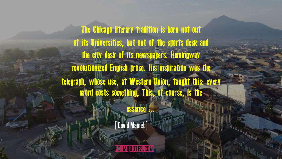 Mohanty Under Western quotes by David Mamet