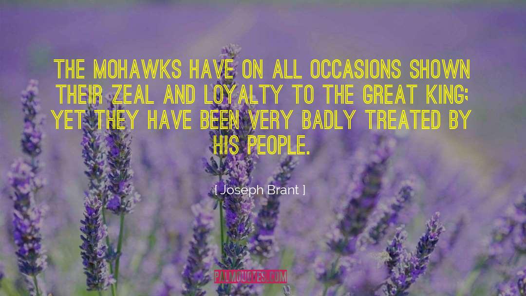 Mohawks quotes by Joseph Brant