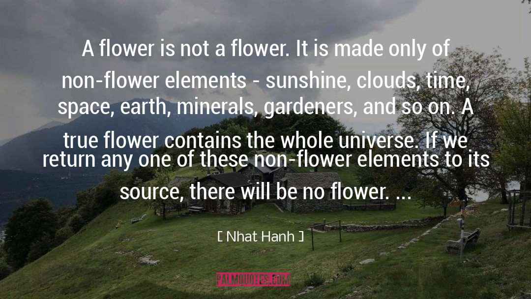 Mokihana Flower quotes by Nhat Hanh