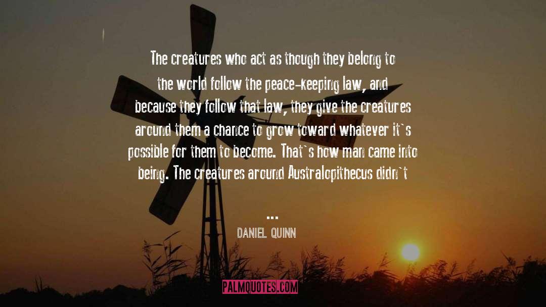 Molasses Act quotes by Daniel Quinn