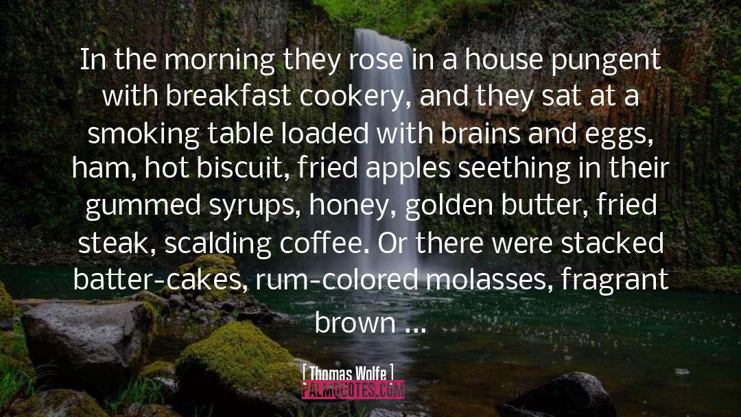 Molasses quotes by Thomas Wolfe