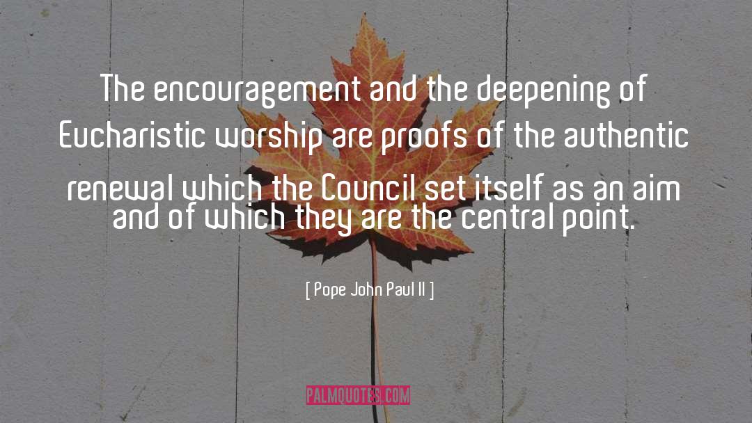 Mole Valley Council quotes by Pope John Paul II