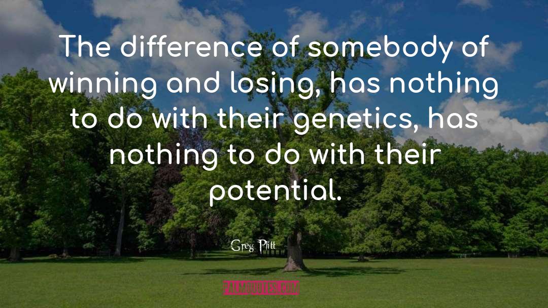 Molecular Genetics quotes by Greg Plitt