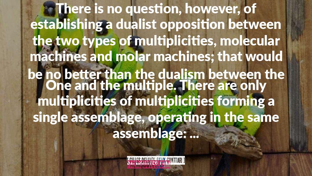 Molecular Machines quotes by Gilles Deleuze Felix Guattari