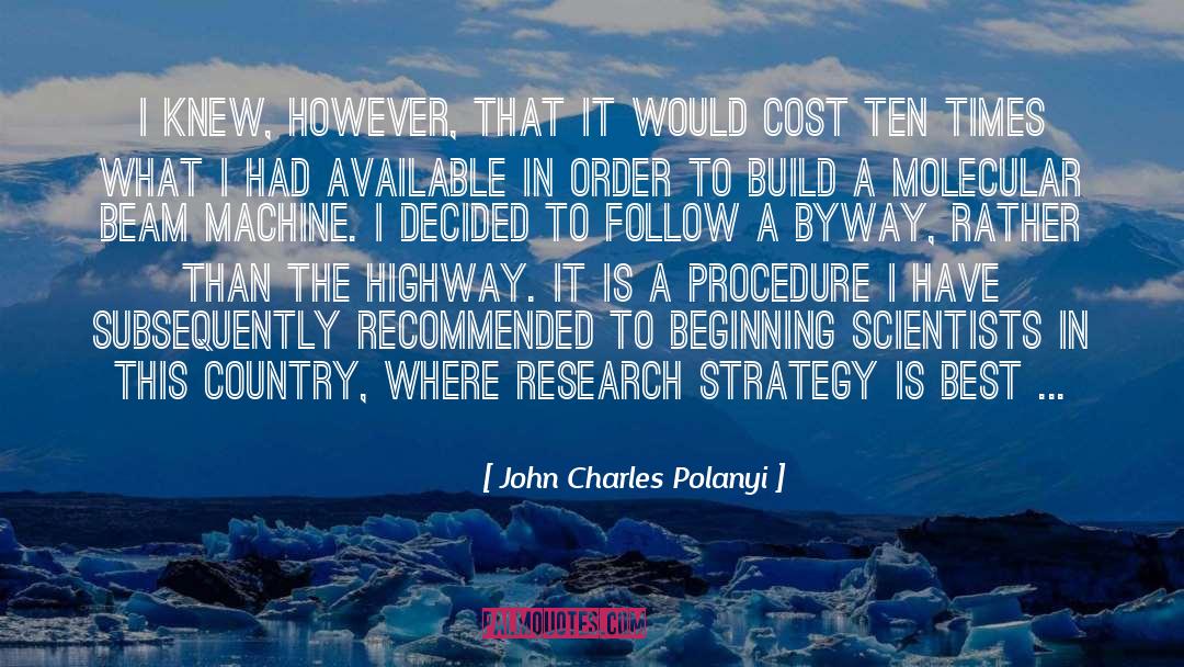Molecular quotes by John Charles Polanyi