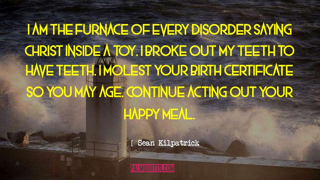 Molest quotes by Sean Kilpatrick