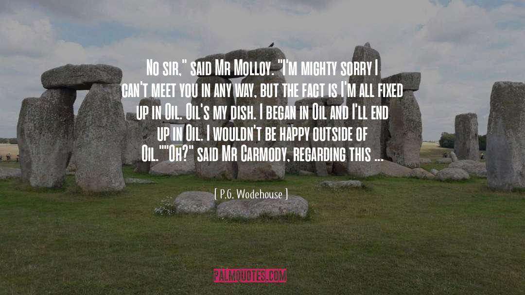 Molloy quotes by P.G. Wodehouse