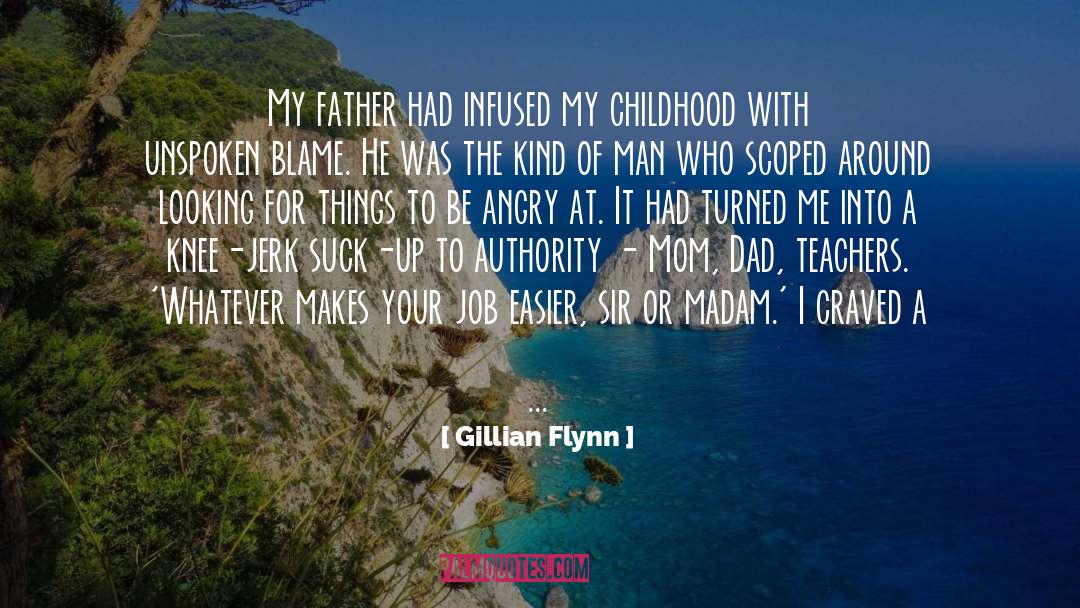 Mom Dad quotes by Gillian Flynn