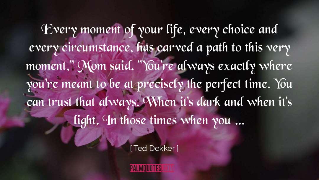 Mom Said quotes by Ted Dekker