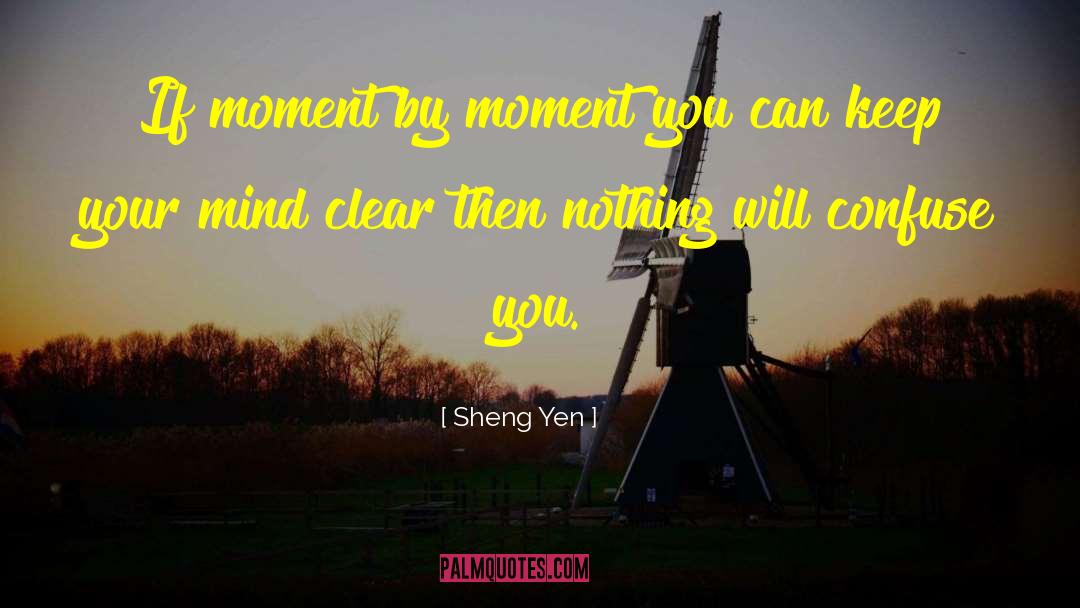 Moment By Moment quotes by Sheng Yen
