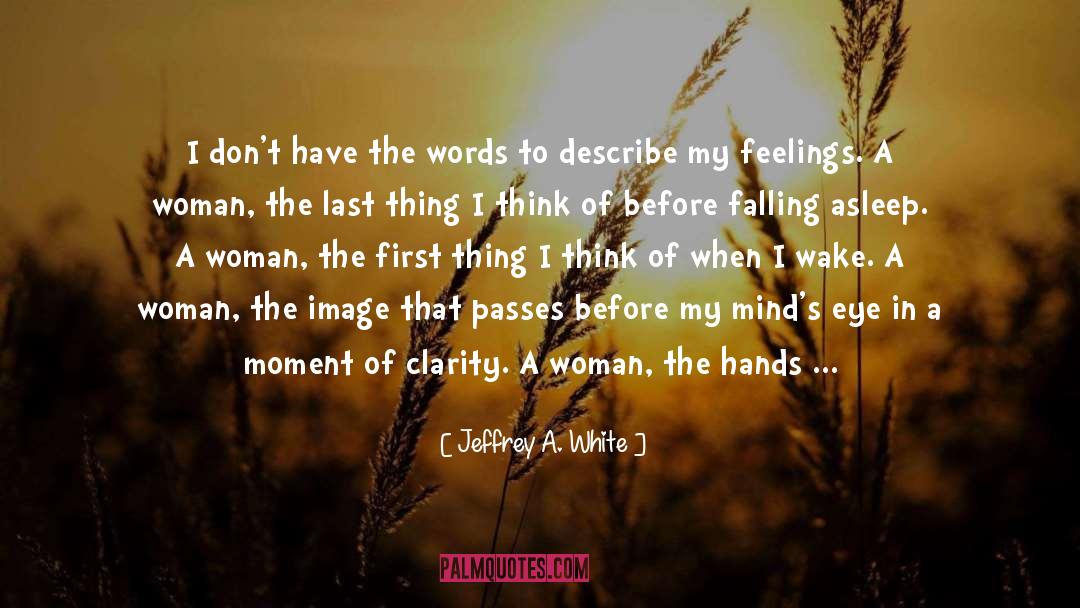 Moment Of Clarity quotes by Jeffrey A. White
