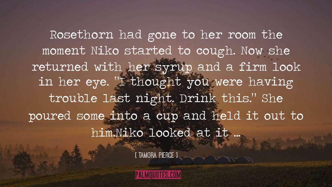 Moment The Drink quotes by Tamora Pierce