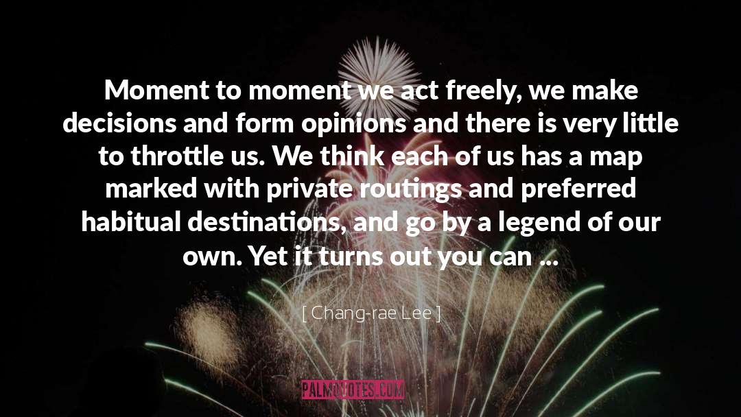 Moment To Moment quotes by Chang-rae Lee