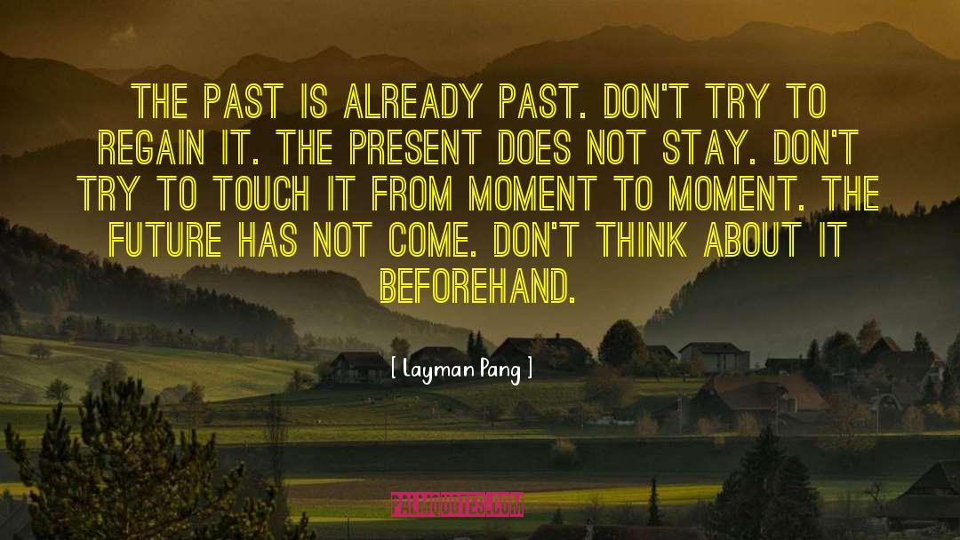 Moment To Moment quotes by Layman Pang