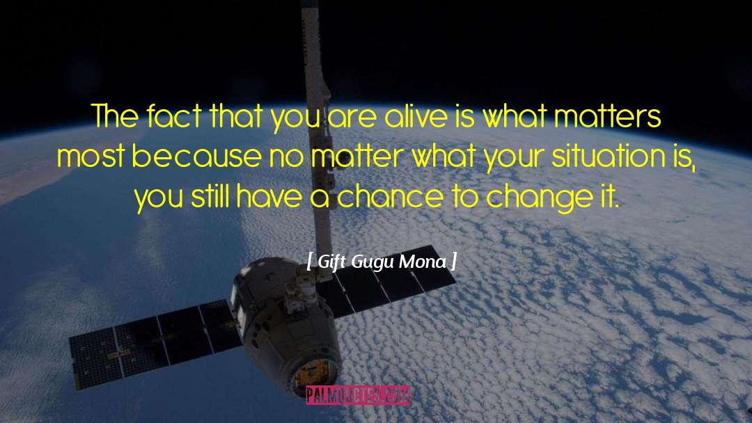 Mona quotes by Gift Gugu Mona