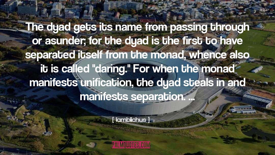 Monad quotes by Iamblichus