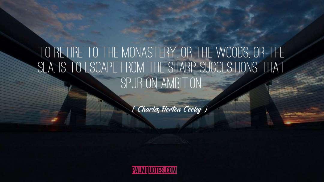 Monastery quotes by Charles Horton Cooley