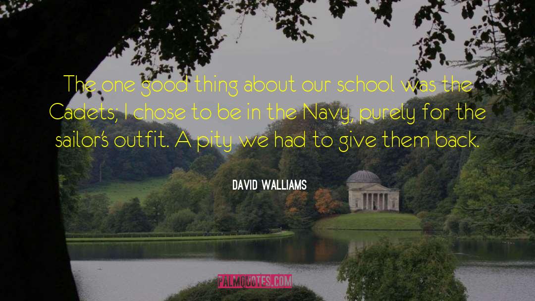 Monday Outfit quotes by David Walliams