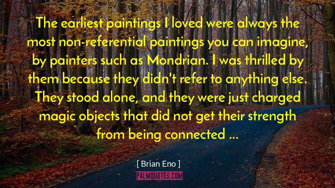Mondrian quotes by Brian Eno