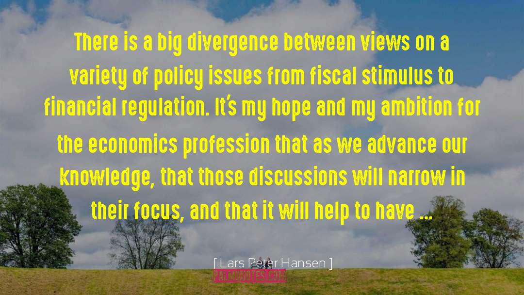Monetary And Fiscal Policy quotes by Lars Peter Hansen