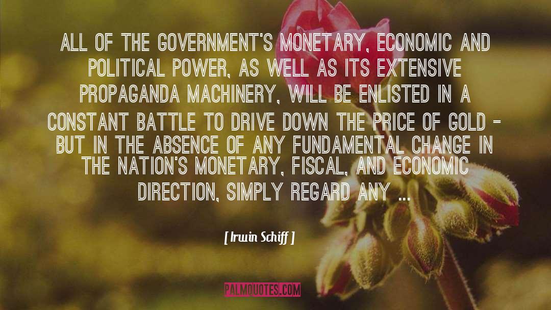 Monetary And Fiscal Policy quotes by Irwin Schiff