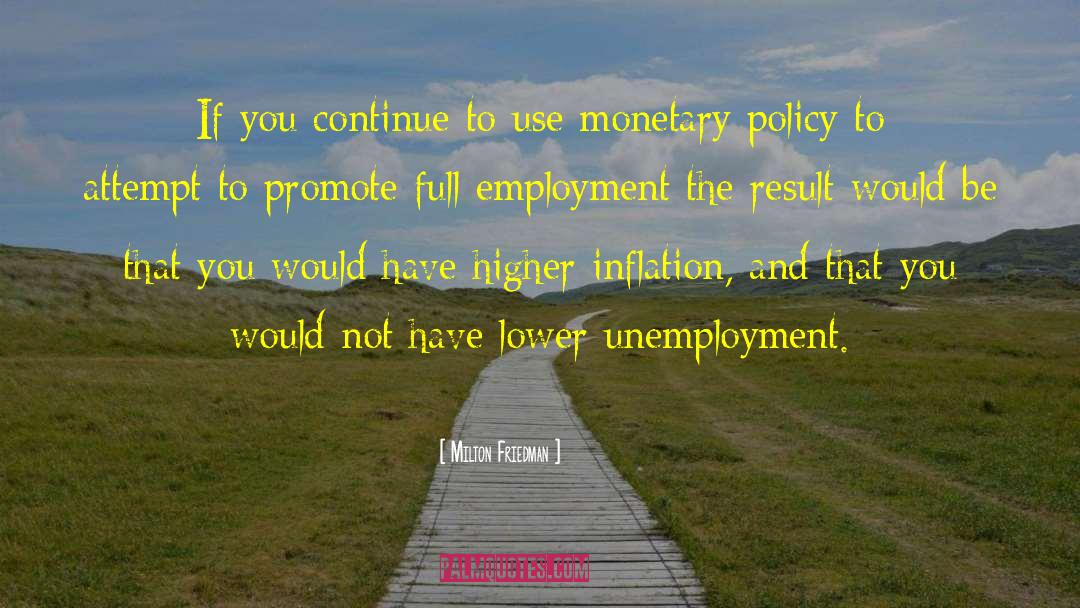 Monetary Policy quotes by Milton Friedman