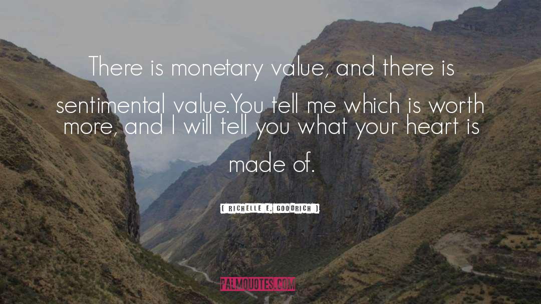 Monetary quotes by Richelle E. Goodrich