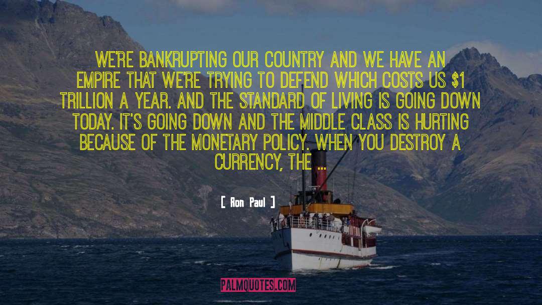 Monetary quotes by Ron Paul