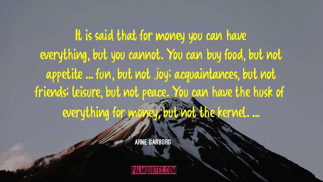 Money Cannot Buy Skills quotes by Arne Garborg