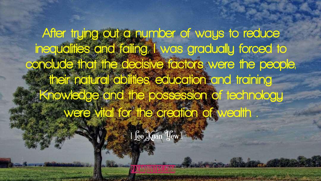 Money Creation quotes by Lee Kuan Yew