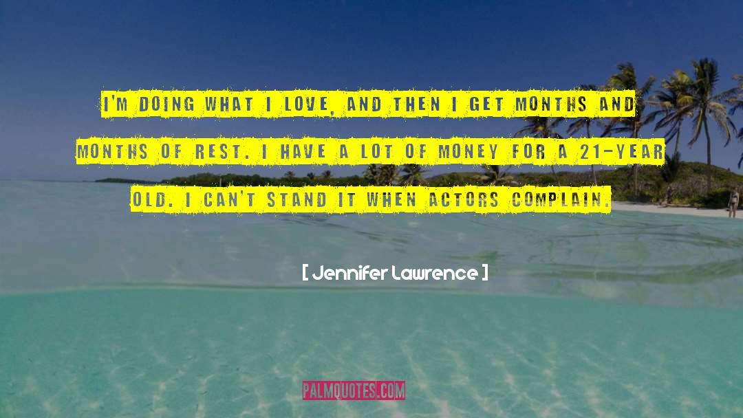 Money Funny quotes by Jennifer Lawrence