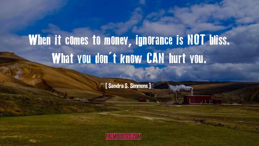 Money Management quotes by Sandra S. Simmons