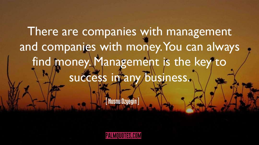 Money Management quotes by Husnu Ozyegin