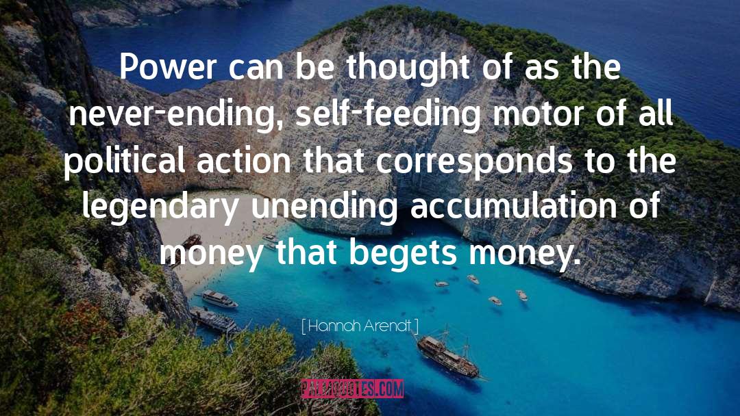 Money Power quotes by Hannah Arendt