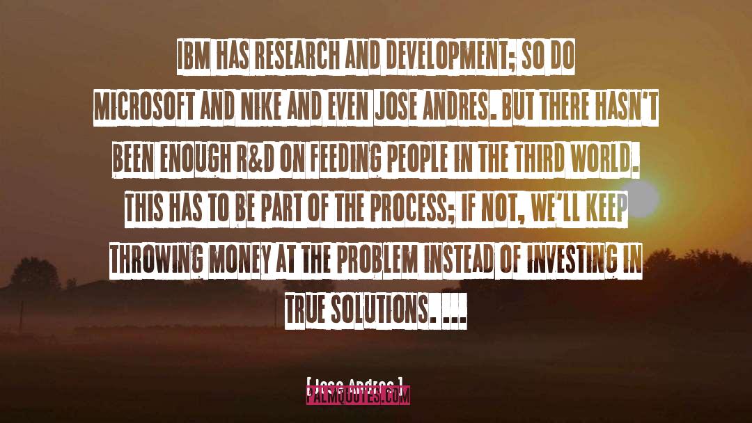 Money Problem quotes by Jose Andres