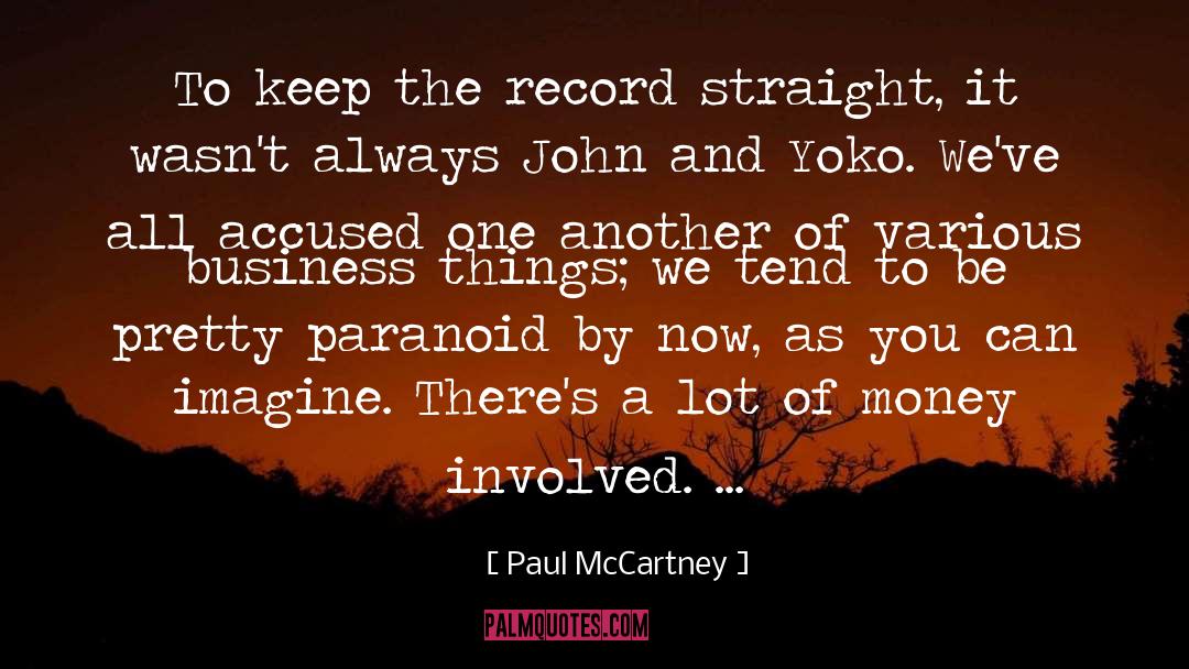 Money Washer quotes by Paul McCartney