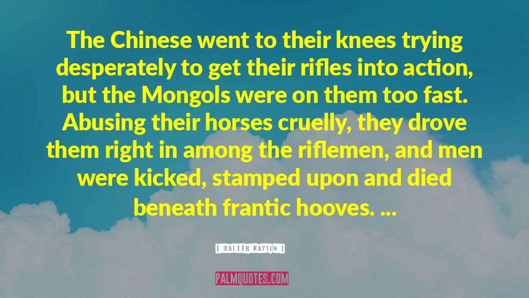 Mongols quotes by Walter Kaylin