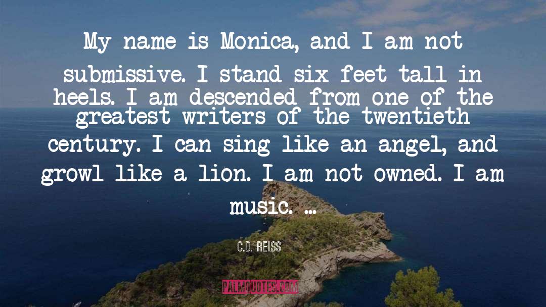 Monica Genta quotes by C.D. Reiss