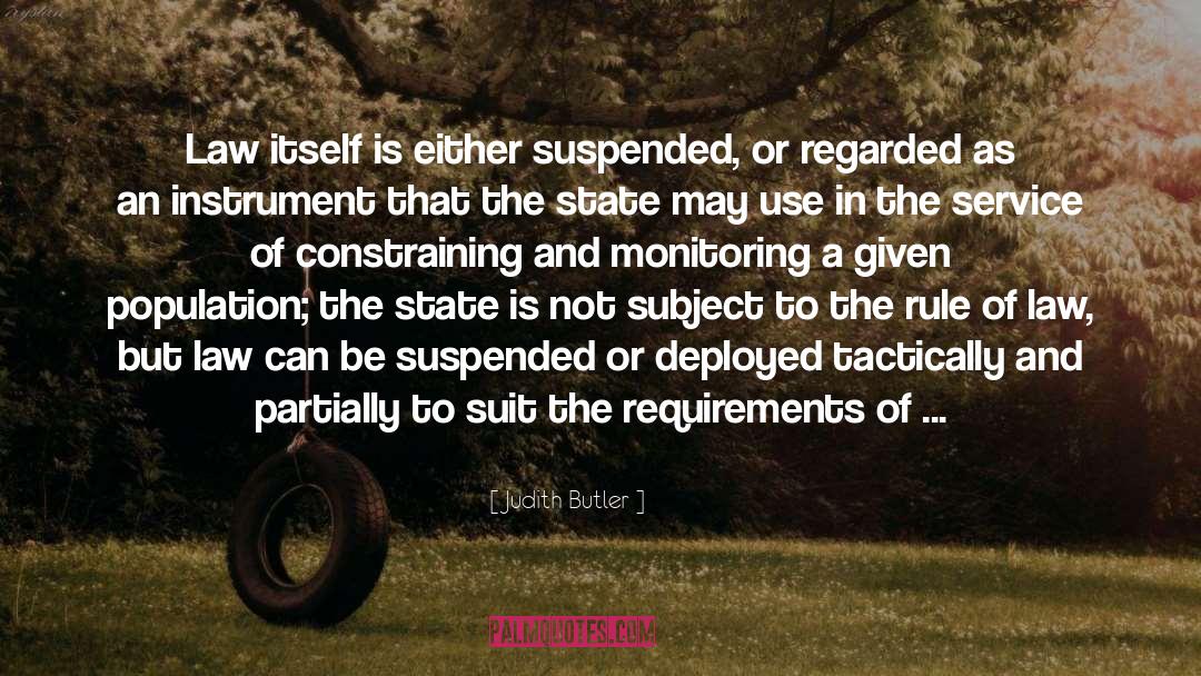 Monitoring quotes by Judith Butler