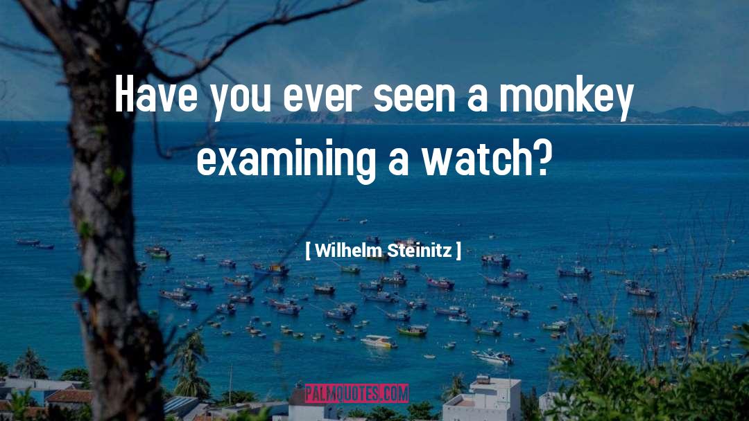 Monkey Crouch quotes by Wilhelm Steinitz