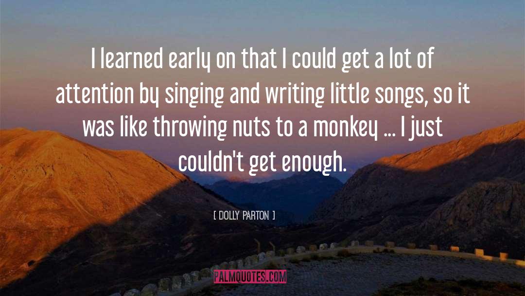 Monkey quotes by Dolly Parton